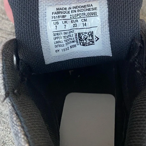 Converse All Star High Top Stretchy Tongue Toddler Sneakers - Picture 6 of 6